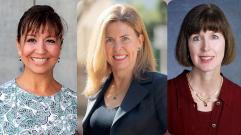 Photos of Professors Nancy Rodriguez, Elizabeth Cauffman and Susan Turner