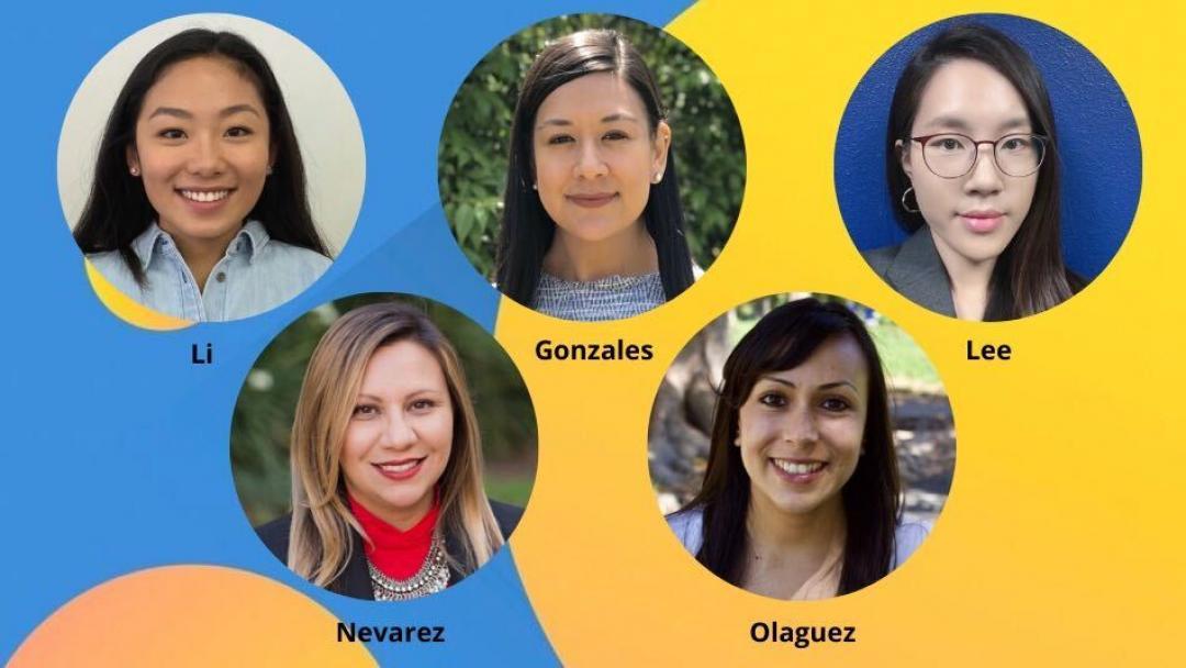 Photos of Li, Gonzalez, Lee, Nevarez & Olaguez