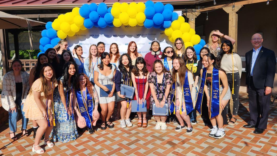 awardees and the dean